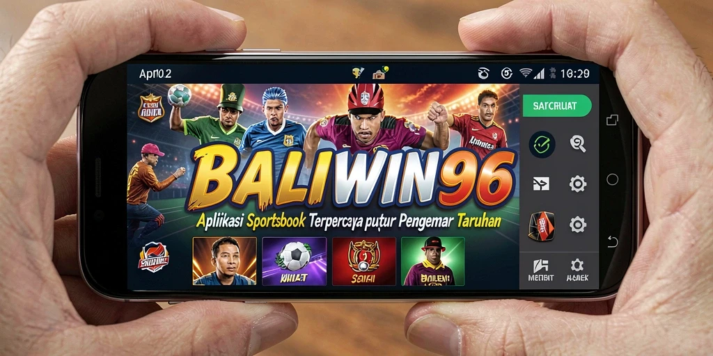 Tampilan antarmuka BALIWIN66 yang menarik dengan fitur taruhan olahraga.