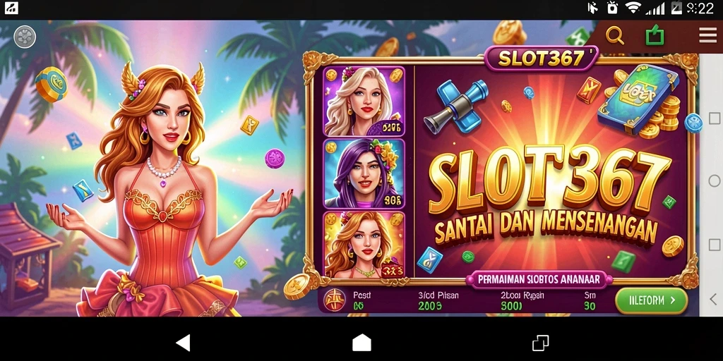 Tampilan grafis menarik dari gameplay SLOT367 yang menghibur.