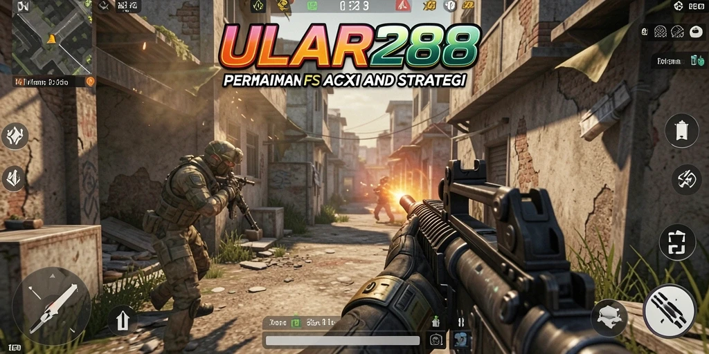 Gameplay ULAR288 menampilkan aksi tembak-menembak yang mendebarkan.