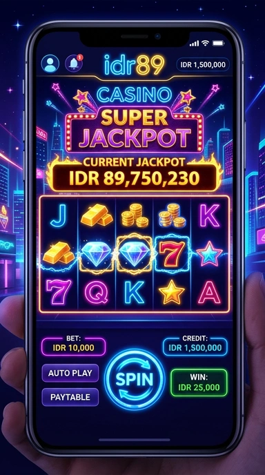 Tampilan beranda 'idr89' yang menampilkan aplikasi terbaru dan terpopuler.